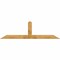 Ekena Millwork Portland Rough Sawn Timber Gable Bracket, Western Red Cedar, 96"W x 28"H x 6"D x 6"F, 7/12 Pitch GBW096X28X0606POR00RWR - alternate 1